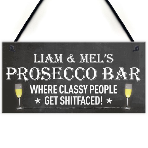Personalised prosecco bar - personalised,