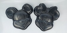 Mickey Mouse Minnie Mouse Baking Mould Tray 10" - Pair