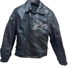 Black Alpinestars Leather