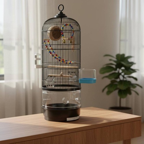 Round bird enclosure - bird, to