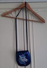 Girls Small Sequin Unicorn Shoulder Bag Handbag Purse Kids