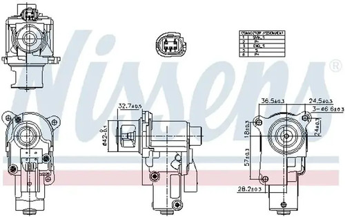 Egr agr valve electric 98552 - agr,