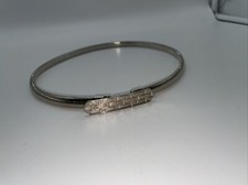 Vintage Silver Tone Snake Coil