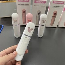 Nano Spray Mist Make up Setting MickyHeadDevice Travel Portable Power Bank White