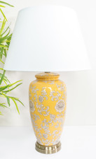 Yellow White Floral Pattern