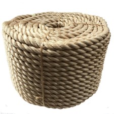 40mm Thick Heavy Duty Synthetic Sisal Rope Twisted Braided Garden Decking Cords