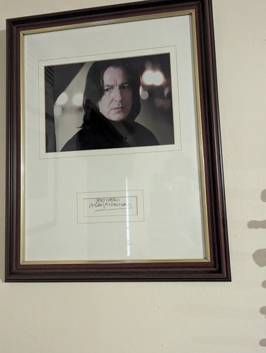 Signed picture alan rickman - picture,