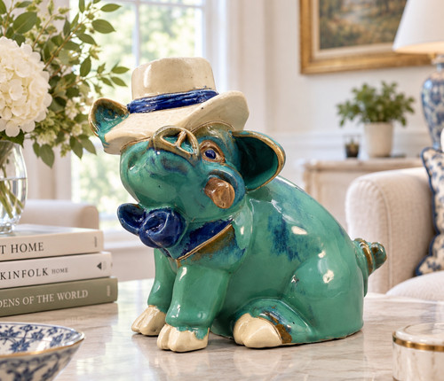 Vintage faience pottery - vintage,