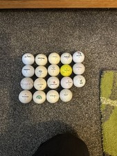 Vintage Golf Balls Mixed Set 19 Balls