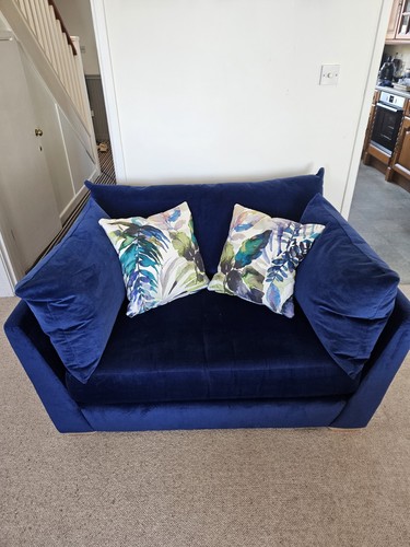 Sofology blue velvet sofa - velvet,