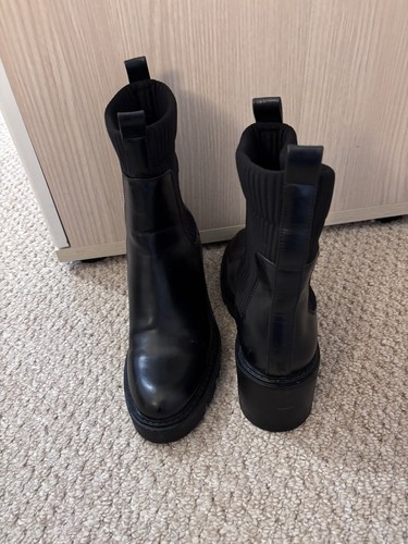 Zara black ladies boots - ladies,