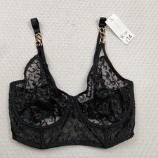 George Asda Bra 34DD Black