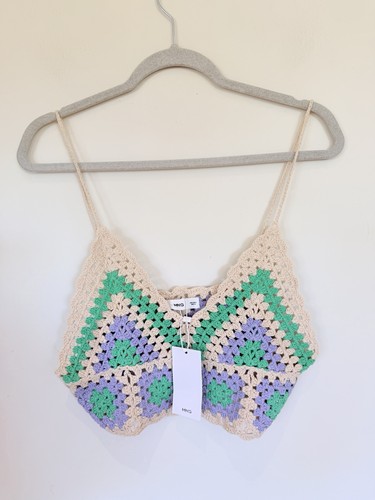Mango crochet bralette - mango,