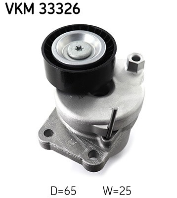 Tensioner pulley ribbed - tensioner, pulley,