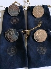 Coins Guernsey 50p Christmas Collection Out The Pack But Uncirculated