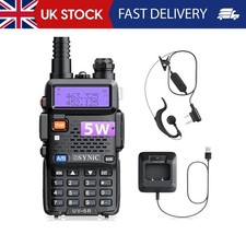Handheld Police Radio Scanner Fire Transceiver Portable Antenna Walkie Talkie UK