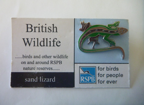 Rspb british wildlife pin - wildlife,