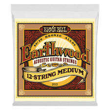 Ernie Ball 12-String Earthwood Phosphor Bronze Acoustic Strings (Medium 11-52)