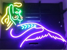 Mermaid Sea Maid 20"x16" Neon