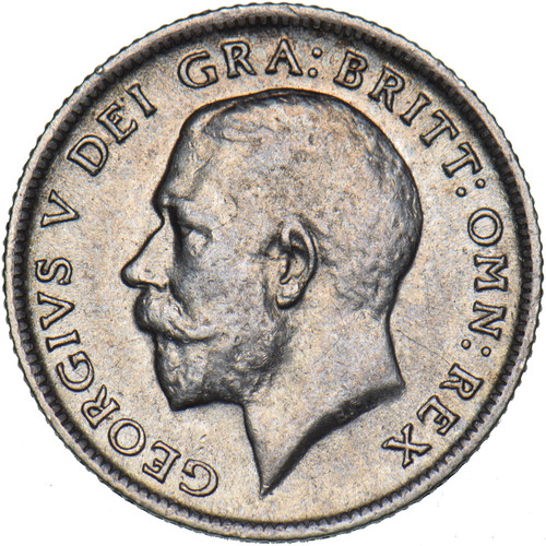 1911 sixpence george - sixpence, v