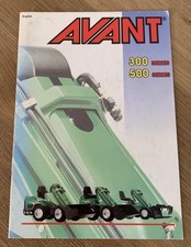 Avant 300 and 500 Series Loaders Sales Brochure