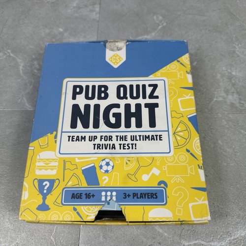 Pub quiz night - quiz, card