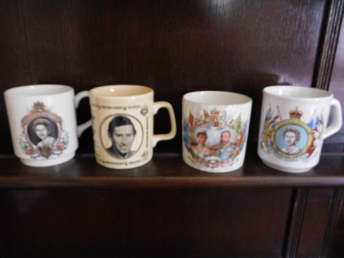 4no assorted royal - 4no, memorabilia