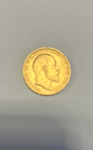 1904 gold sovereign coin - 1904,