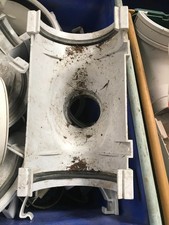 Rymway RR12 112mm half round Gutter -Running outlet White Used