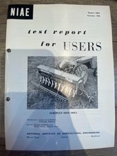 NIAE Test Report for Users Europlex Seed Drill Report 482 Oct 1965