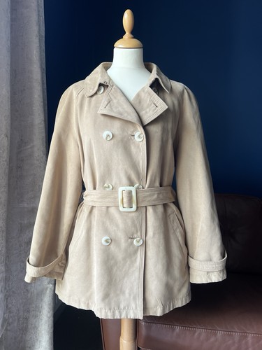 Vintage style beige suede - vintage,