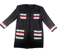 Misook Cardigan Womens L Black