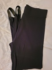 Womens Yours Black Ribbed