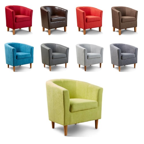 Fabric tub chair - fabric,
