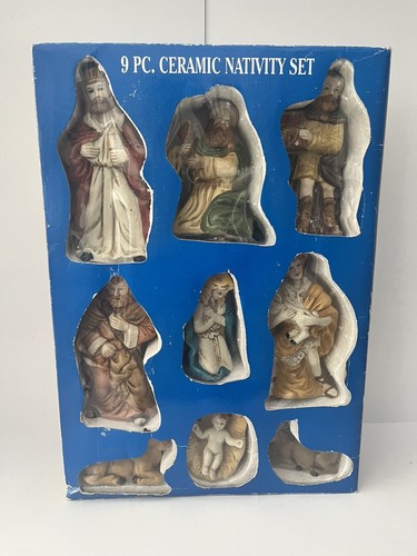 Vintage jaeger nativity set - nativity,