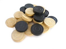 Spare Parts: Chad Valley Wooden Draughts /Checkers - 30mm replacement counters