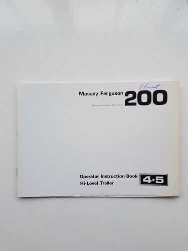 Massey ferguson 200 - massey,