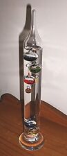 Large glass Galileo Thermometer - Attractive & Ornamental Working Thermometer