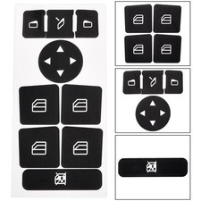 Stylish Button Repair Decals for Mercedes W204 C250 C300 C350 Easy Upgrade