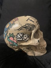 Tattoo Fund Skull Money Box