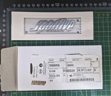 Genuine New VAUXHALL SPORTIVE