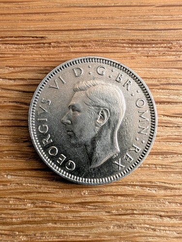 King george one shilling - vi,