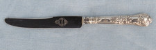 Vintage Sheffield Kings Pattern Small Sterling Silver Jam/Chutney Spreader Knife