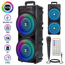 Portable Bluetooth Speaker 30W Big Powerful Wireless Boombox TWS Loud Stereo