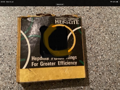 Hepolite piston rings bsa a50 - hepolite,