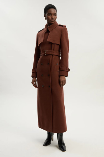 Karen millen wool look coat - look,