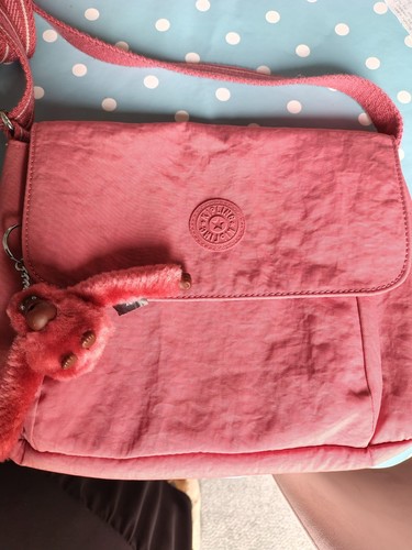 Beautiful coral kipling bag - beautiful,