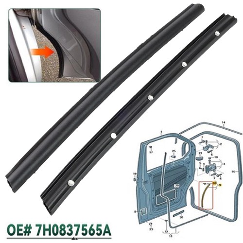 Front door seal - door, wheel