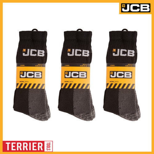 Jcb men black - black, socks