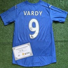 Jamie Vardy Signed Leicester